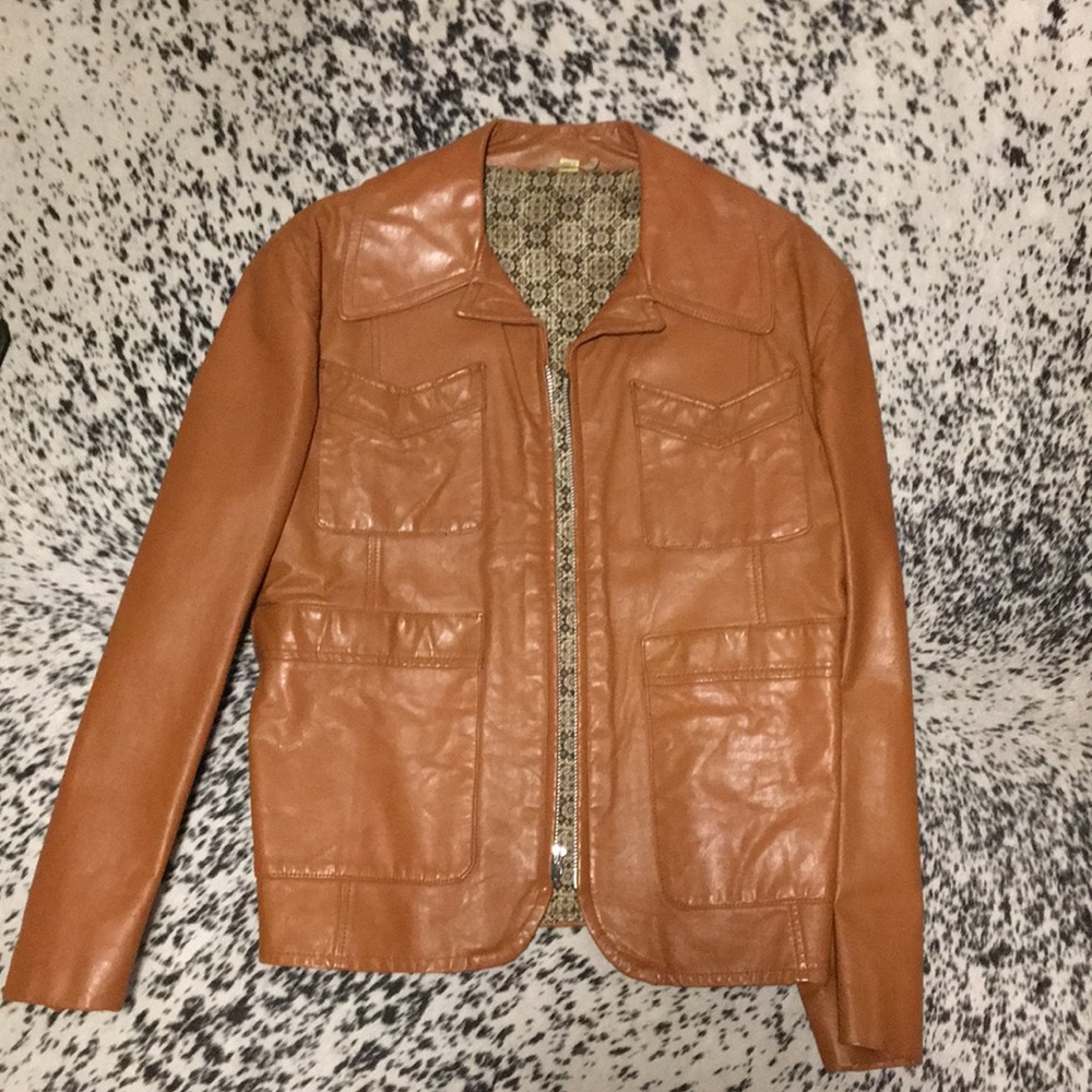 Vintage 70s leather jacket